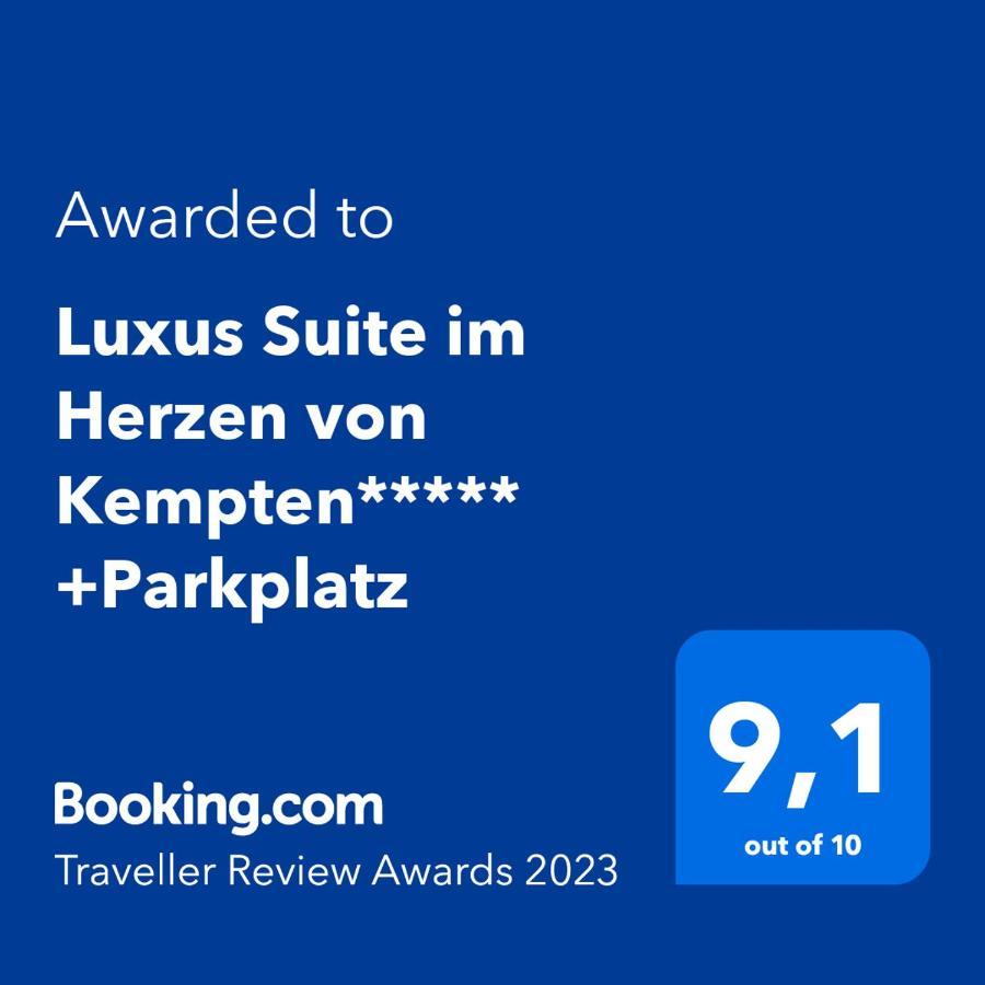 Luxus Suite Im Herzen Von Kempten***** +Parkplatz Extérieur photo